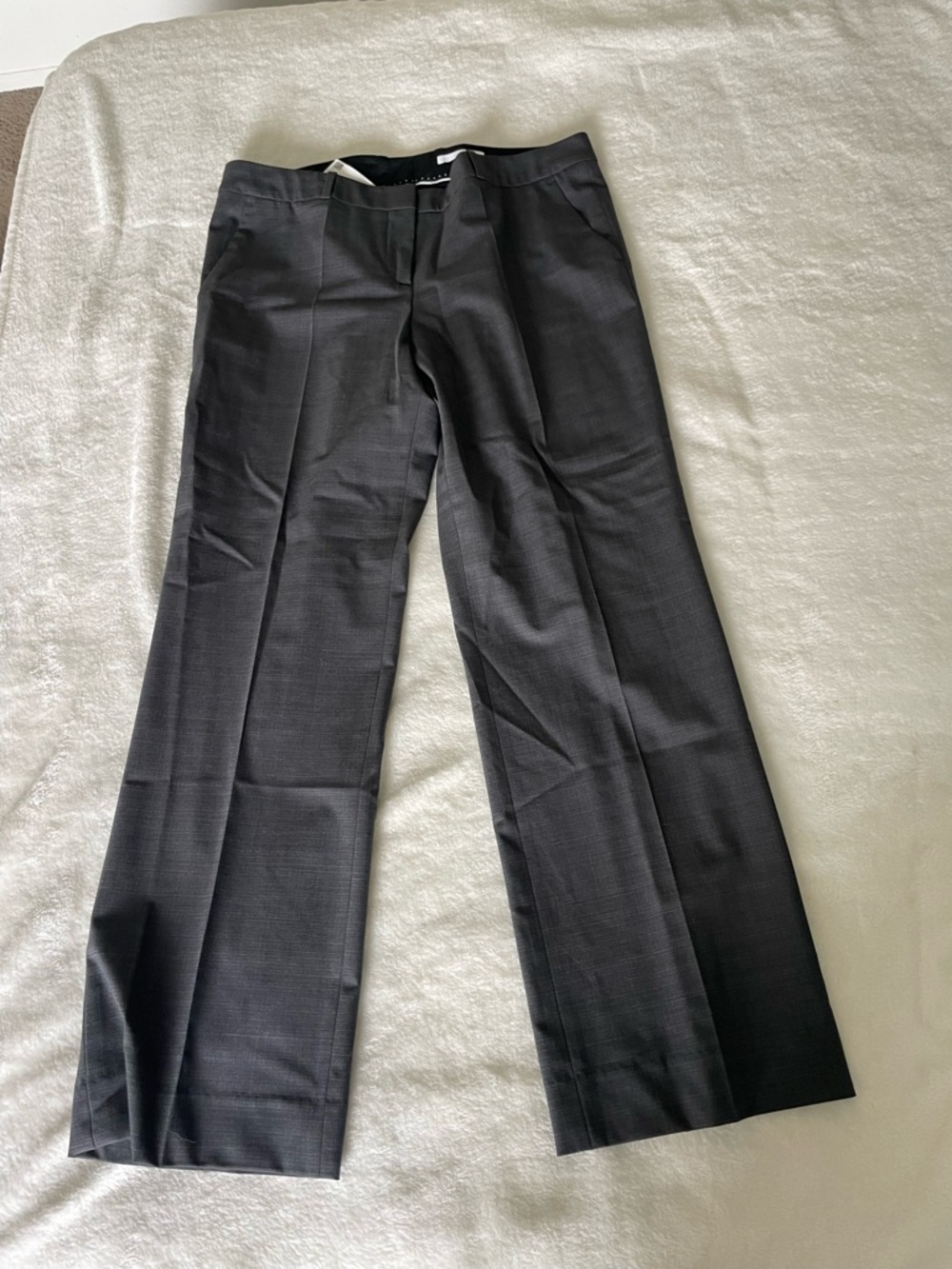 Boss Tulira Charcoal Gray Dress Pants